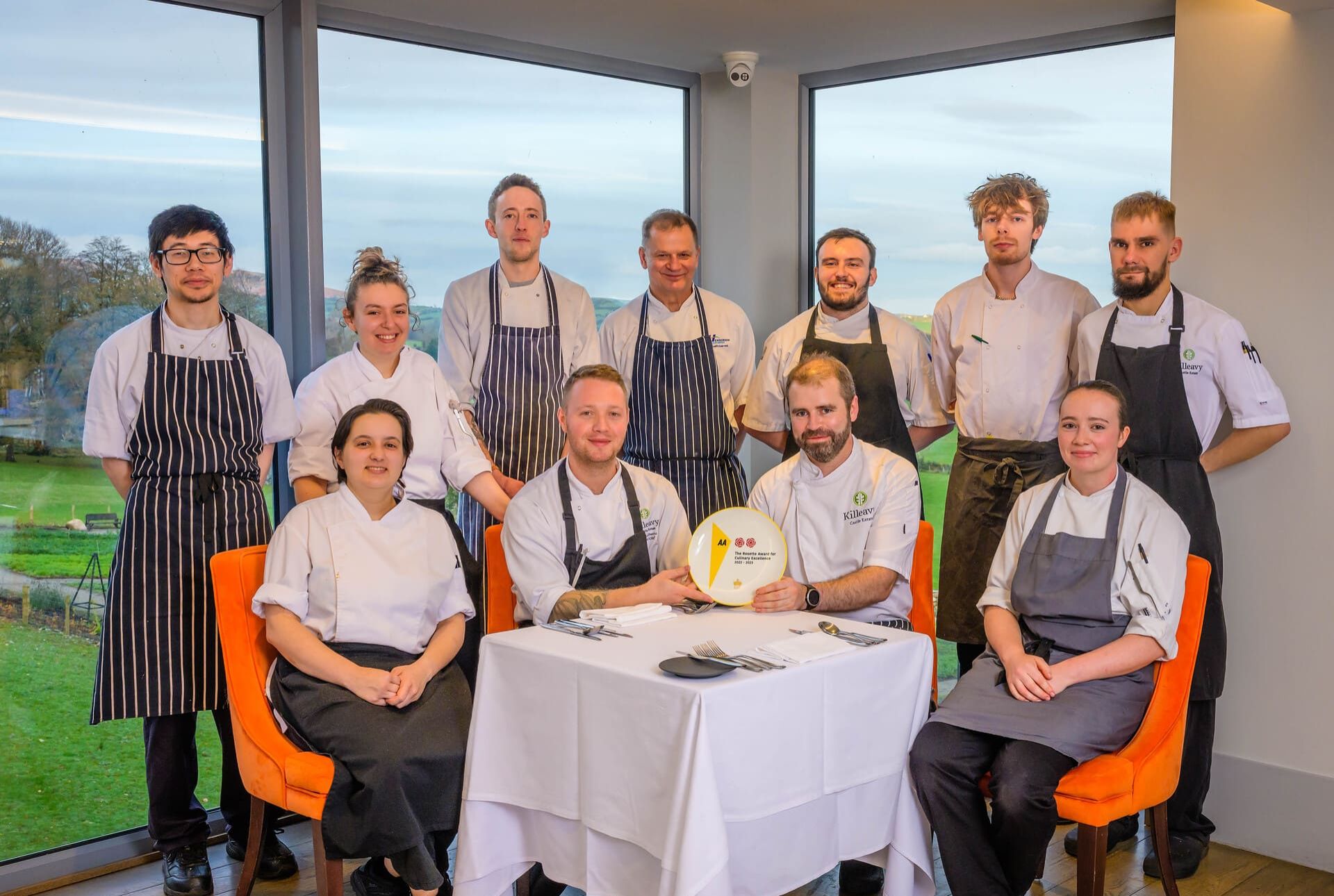 2 AA rosettes for Killeavy Castle Estate