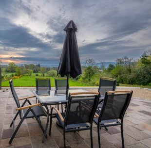 Woodlodge Patio at Killeavy Castle Estate