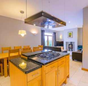 Woodlodge Kitchen Area at Killeavy Castle Estate