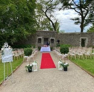 Killeavy Castle Walled Garden Ceremony