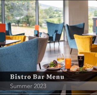 Summer Bistro Bar Menu